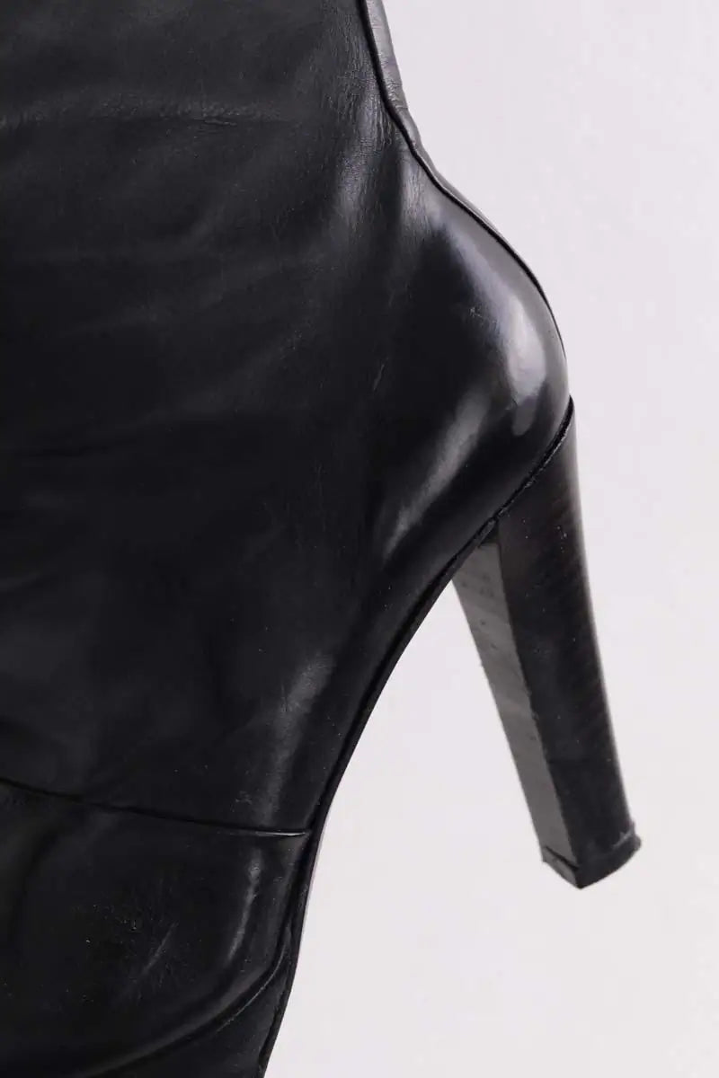Bottes Free Lance Noir en Cuir