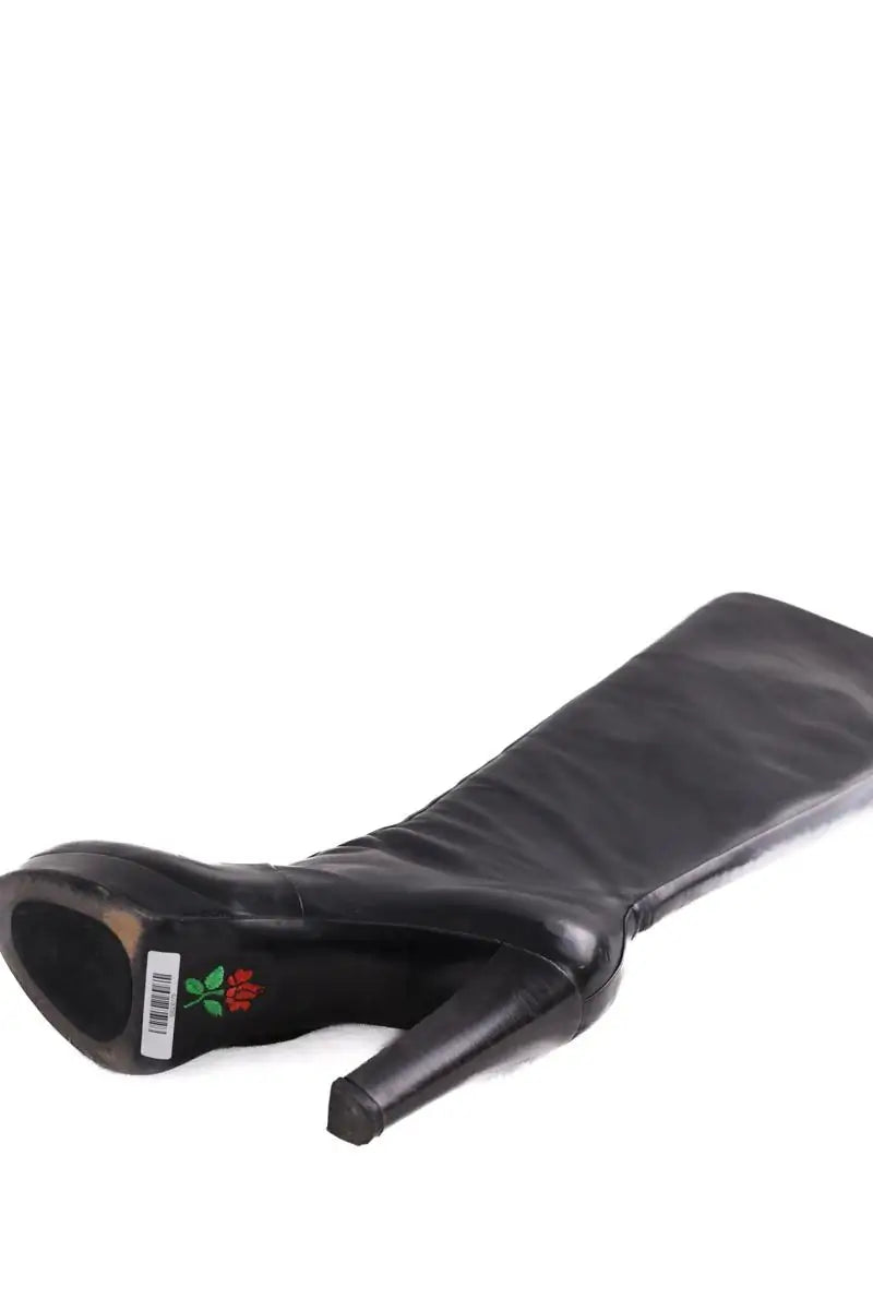 Bottes Free Lance Noir en Cuir