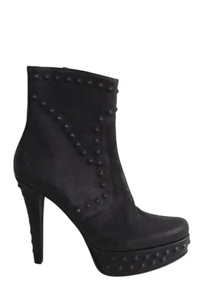 Bottes Free Lance Noir en Cuir, taille 37 - Seconde Main