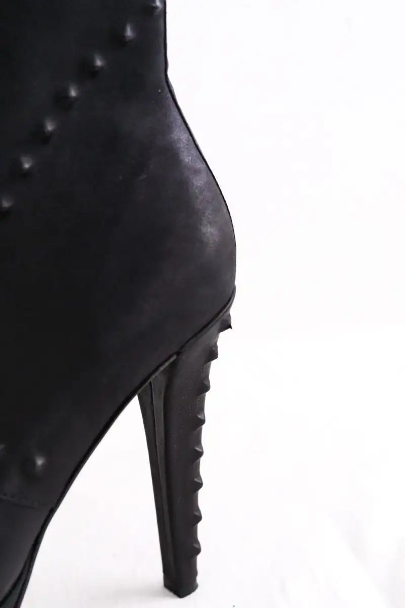Bottes Free Lance Noir en Cuir