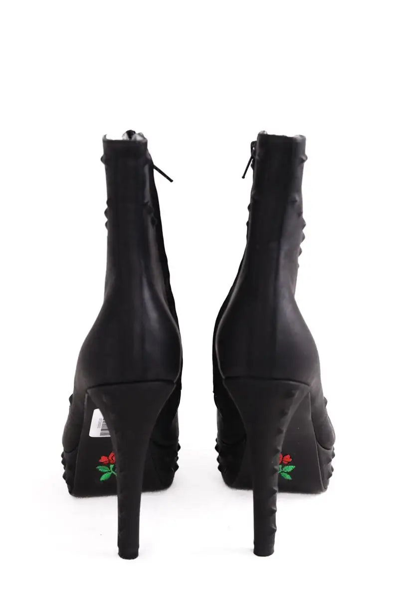 Bottes Free Lance Noir en Cuir