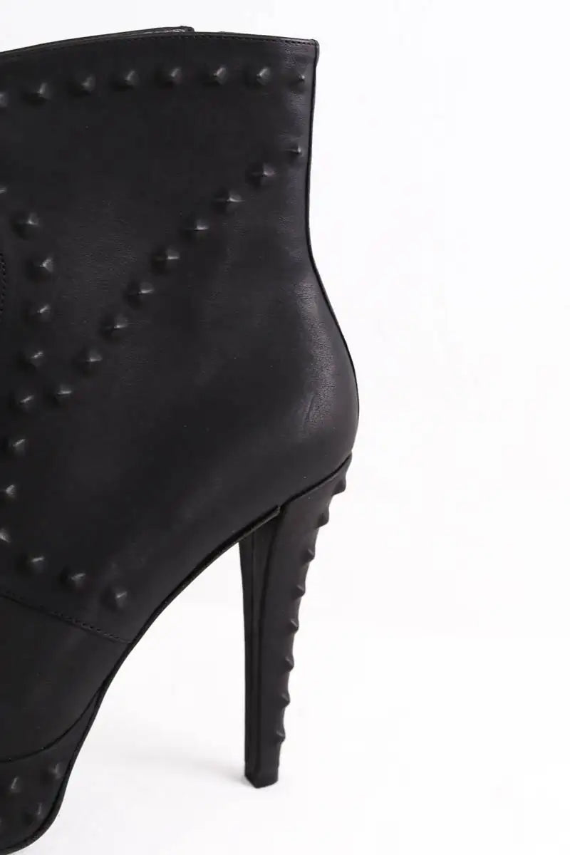 Bottes Free Lance Noir en Cuir