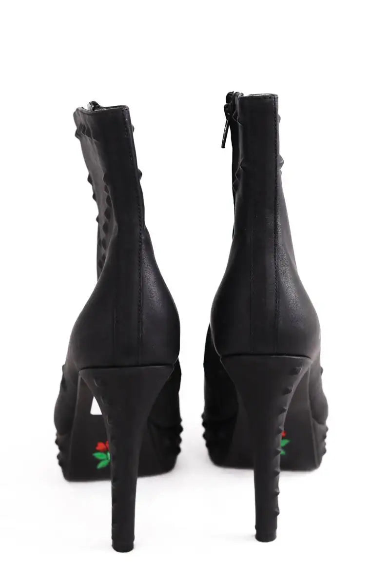 Bottes Free Lance Noir en Cuir