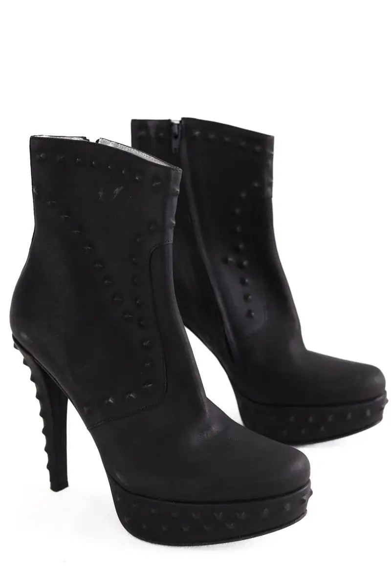 Bottes Free Lance Noir en Cuir