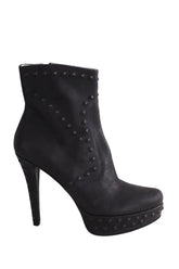 Bottes Free Lance Noir en Cuir, taille 40 - Seconde Main