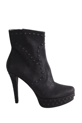 Bottes Free Lance Noir en Cuir, taille 40 - Seconde Main