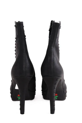 Bottes Free Lance Noir en Cuir