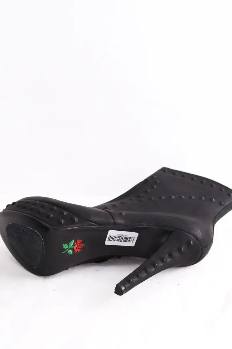 Bottes Free Lance Noir en Cuir