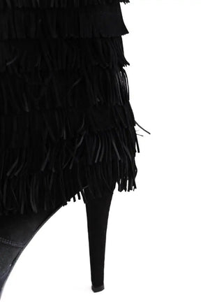 Bottes Free Lance Noir en Daim