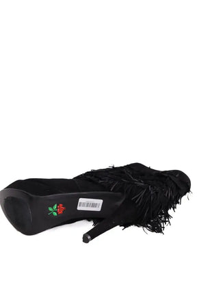 Bottes Free Lance Noir en Daim