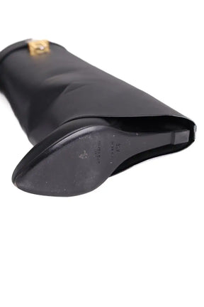 Bottes Givenchy shark lock pant boots Noir en Cuir