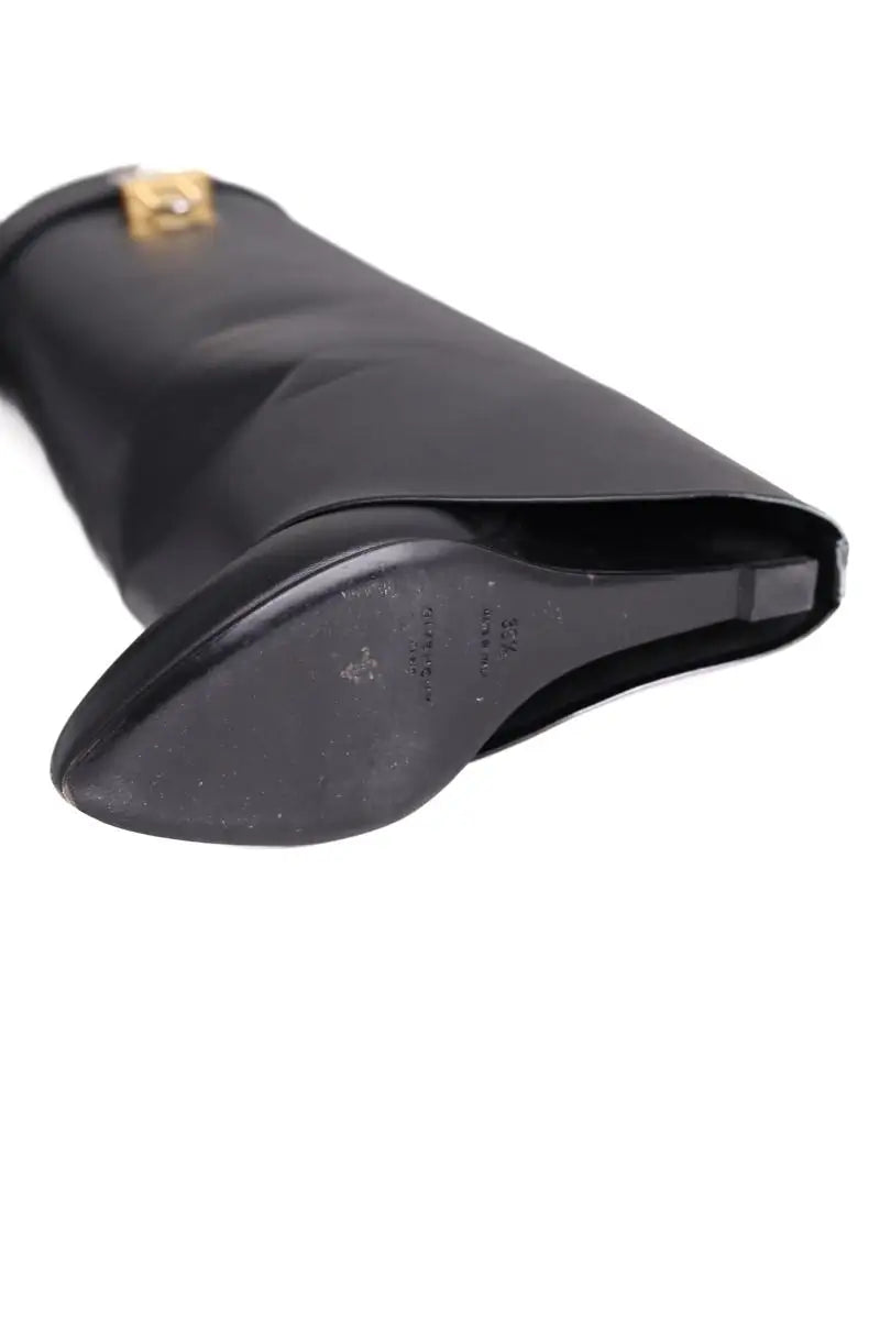 Bottes Givenchy shark lock pant boots Noir en Cuir