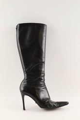 Bottes Gucci Noir en Cuir, taille 39 - Seconde Main