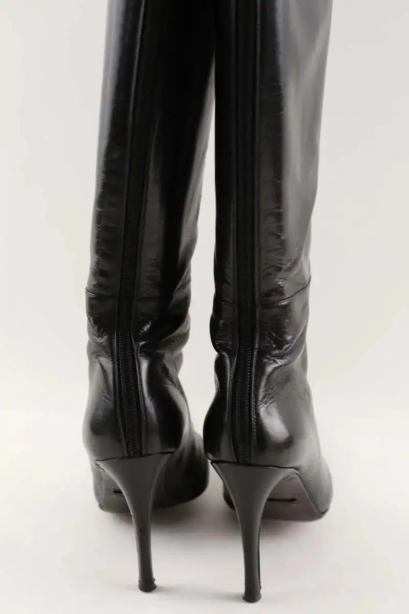 Bottes Gucci Noir en Cuir
