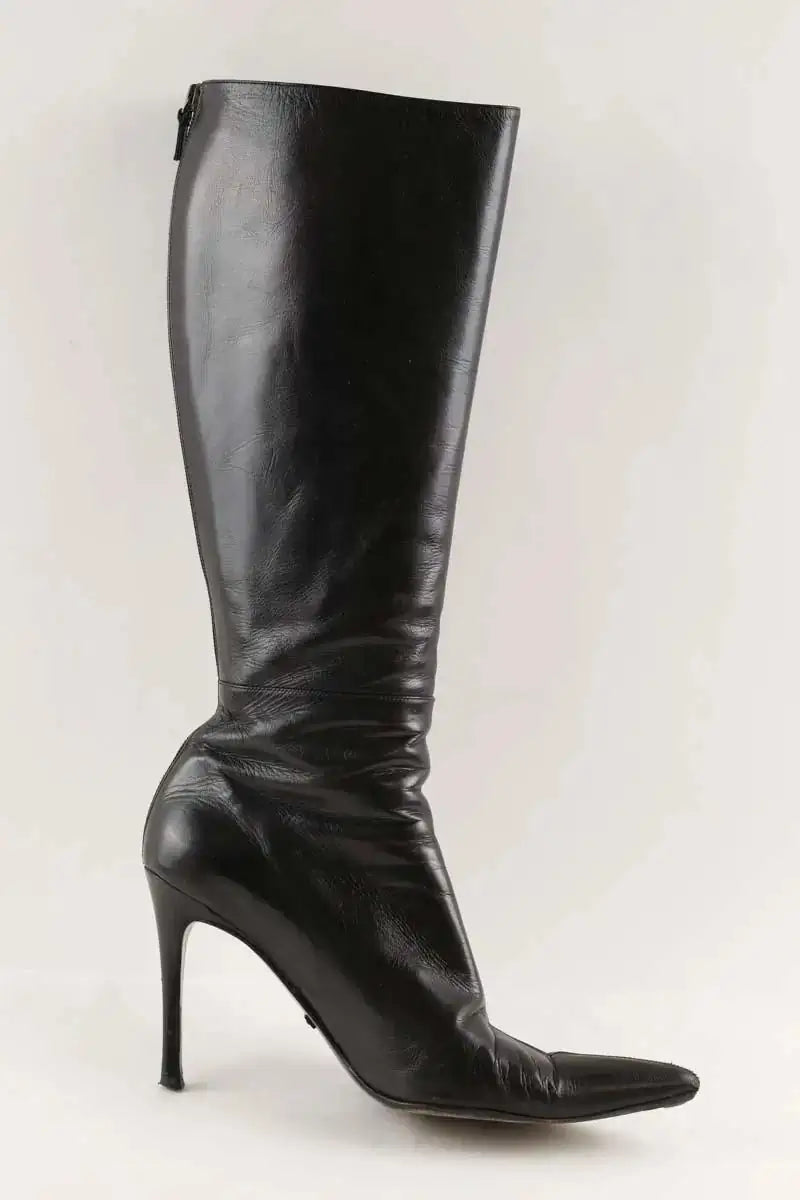 Bottes Gucci Noir en Cuir