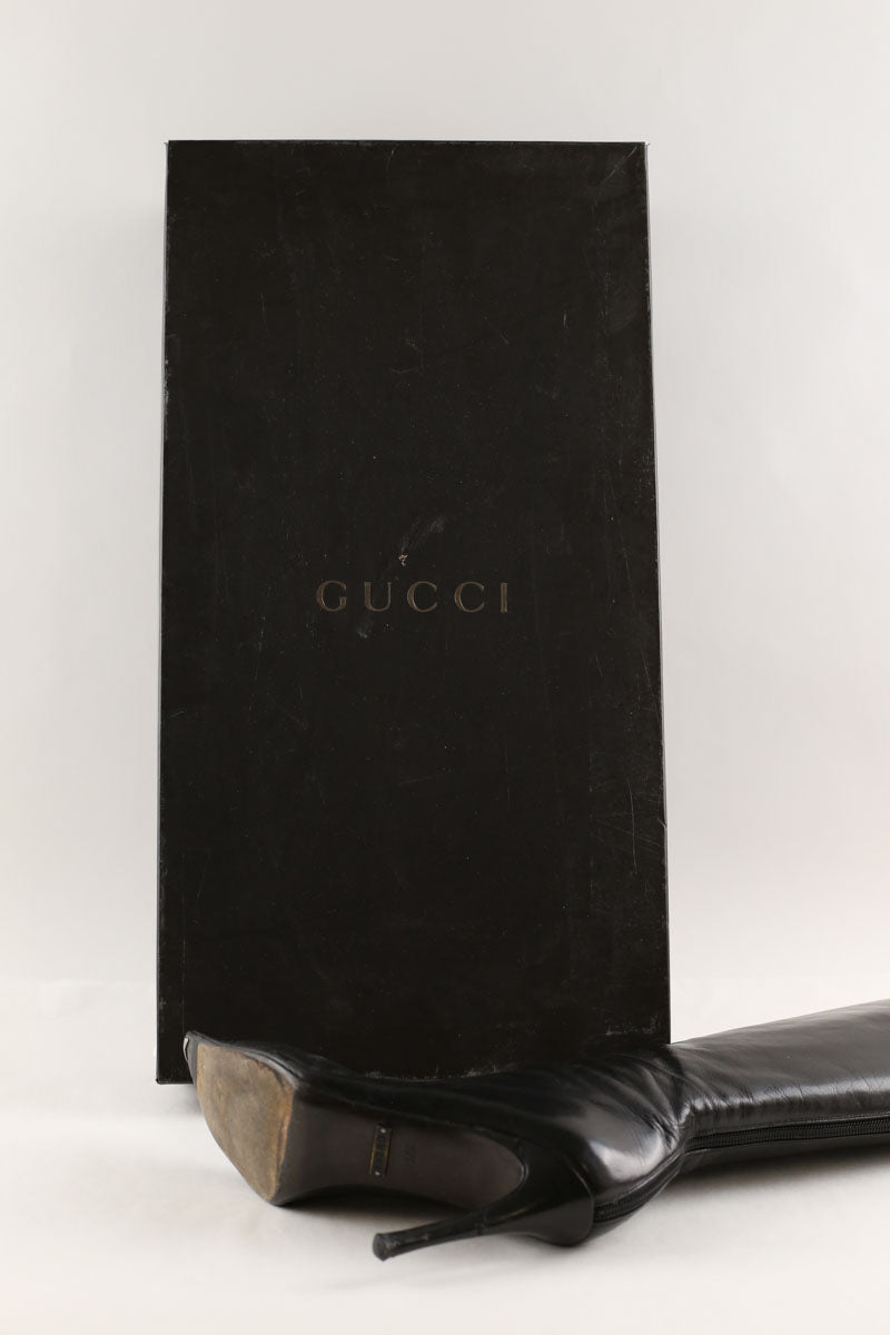Bottes Gucci Noir en Cuir