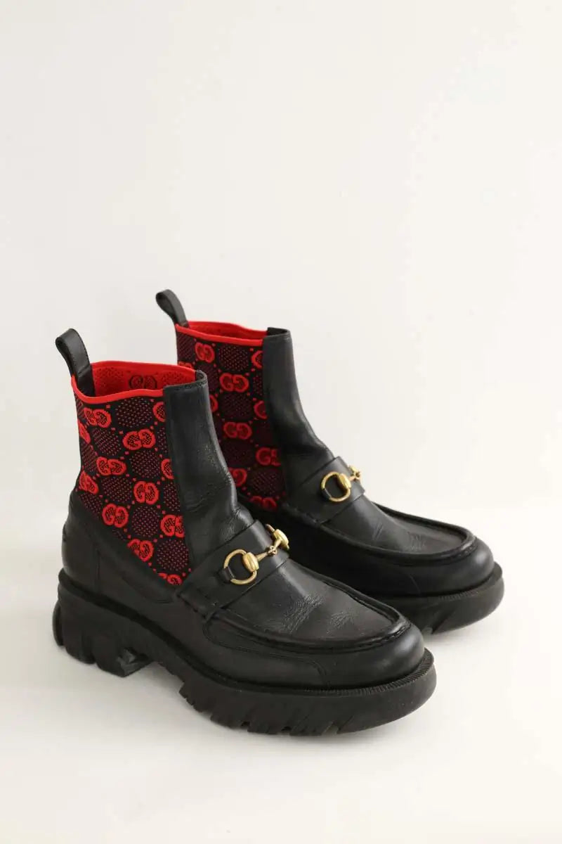 Bottes Gucci Noir en Cuir
