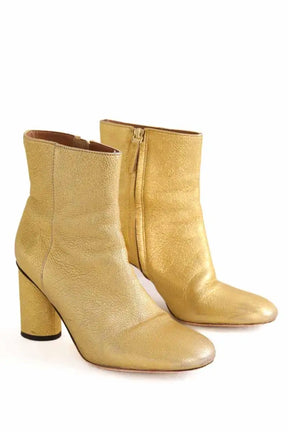 Bottes Jérôme Dreyfuss Doré en Cuir