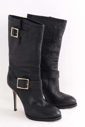 Bottes Jimmy Choo Noir en Cuir