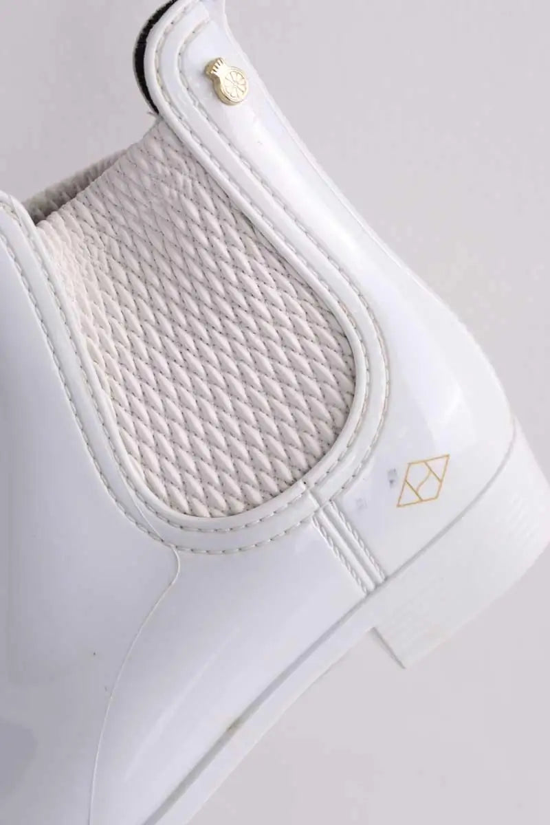 Bottes Lemon Jelly Blanc en Caoutchouc