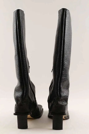 Bottes Miista Noir en Cuir