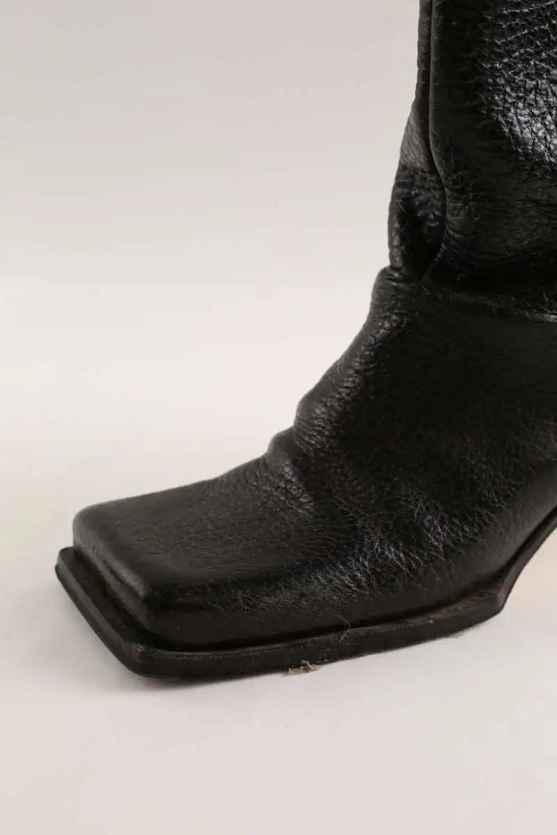 Bottes Miista Noir en Cuir