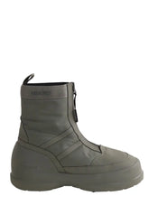 Bottes Moon Boot Kaki en Tissu, taille 44 - Seconde Main