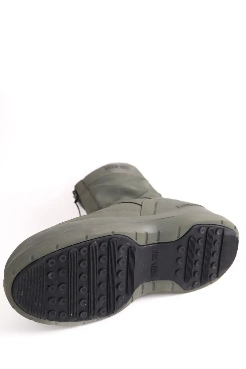 Bottes Moon Boot Kaki en Tissu