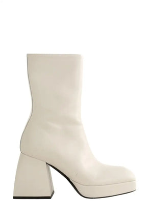 Bottes Nodaleto Ecru en Cuir, taille 35 - Seconde Main