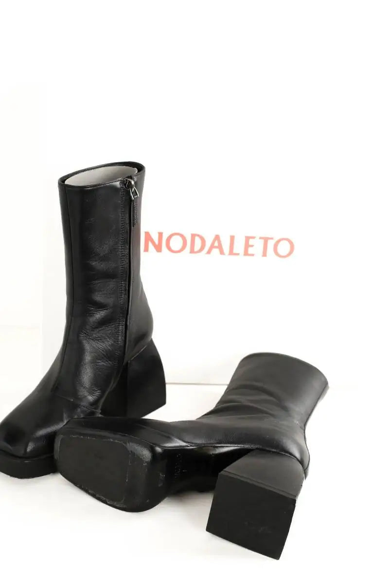 Bottes Nodaleto Noir en Cuir
