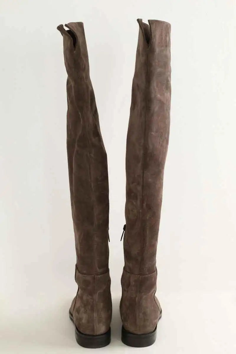 Bottes Other Brand Marron en Cuir