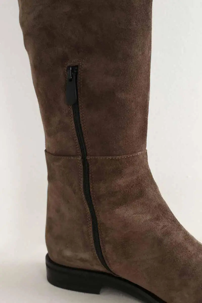 Bottes Other Brand Marron en Cuir