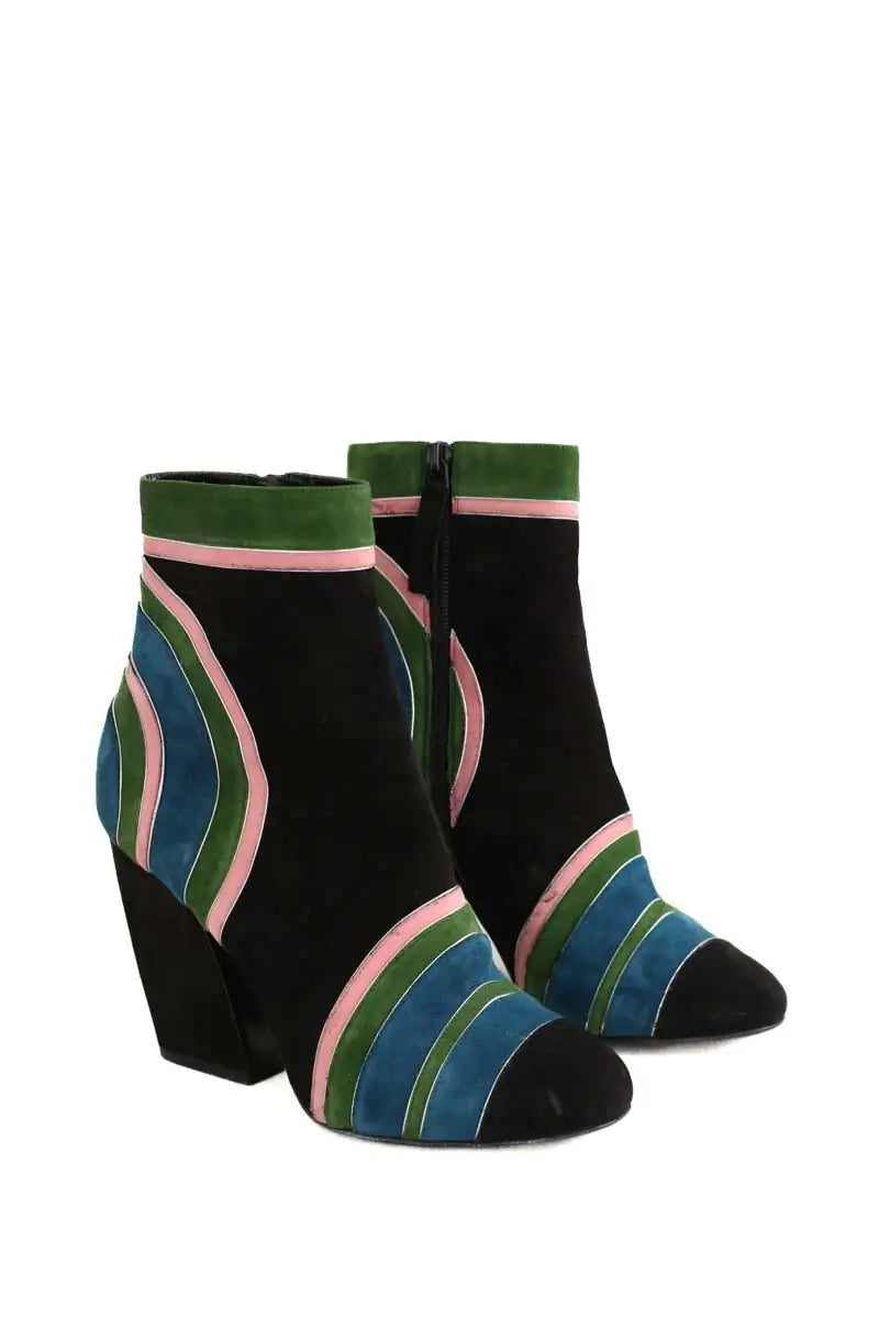 Bottes Pierre Hardy Multicolore en Daim