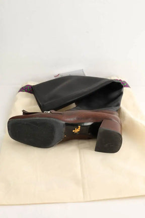 Bottes Prada Marron en Cuir