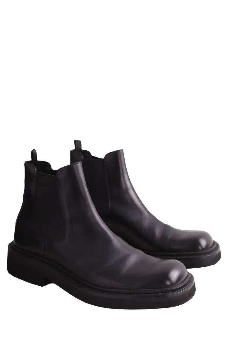 Bottes Prada Noir en Cuir