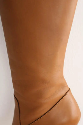 Bottes Ralph Lauren Camel en Cuir