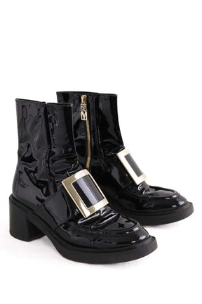 Bottes Roger Vivier Noir en Cuir verni