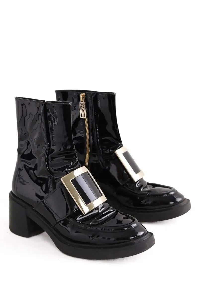 Bottes Roger Vivier Noir en Cuir verni