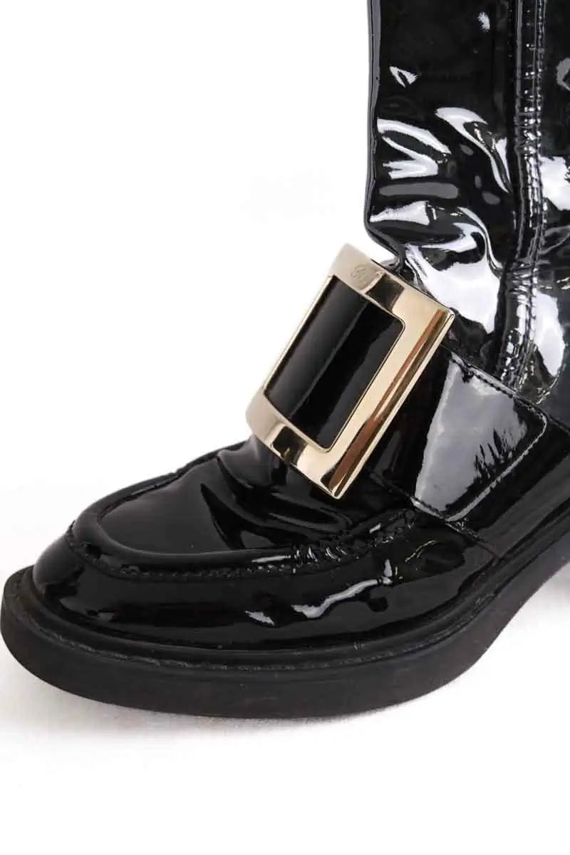 Bottes Roger Vivier Noir en Cuir verni
