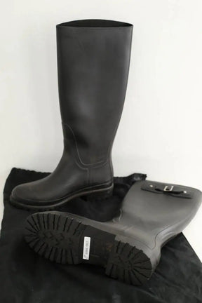 Bottes Saint Laurent Noir en Tissu
