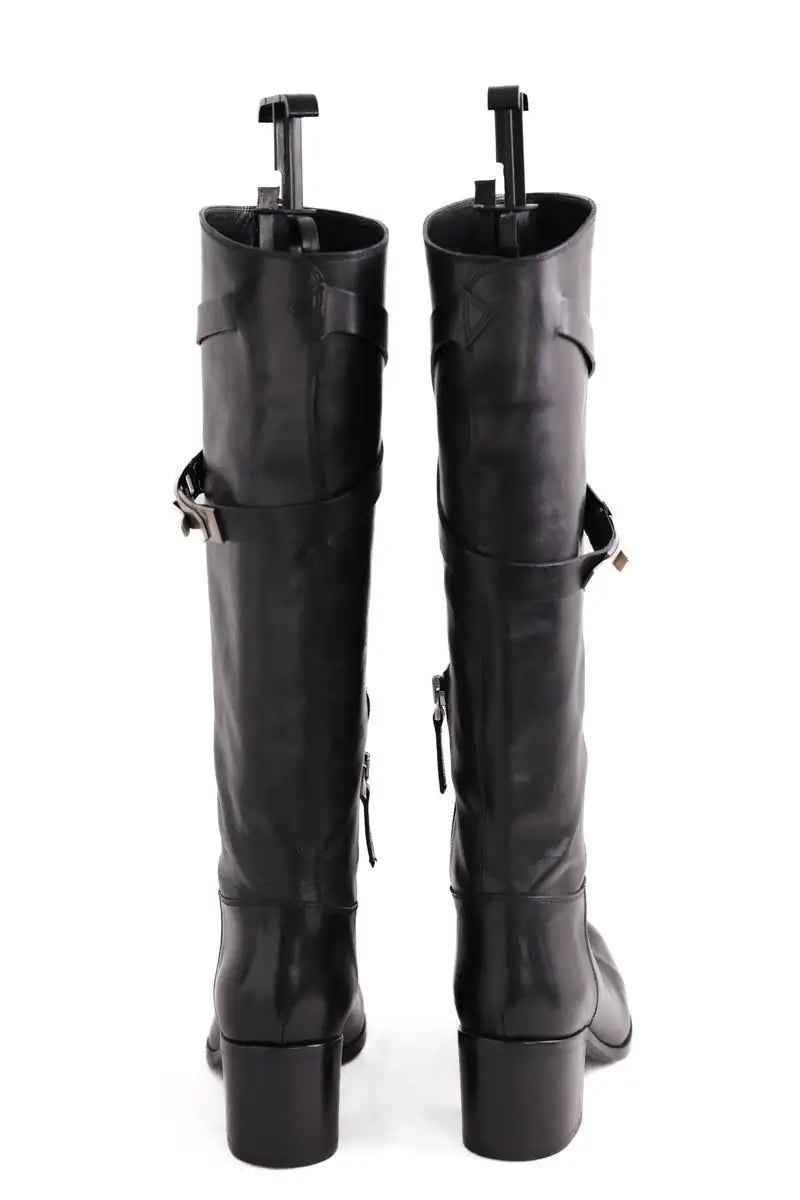 Bottes Sartore Noir en Cuir