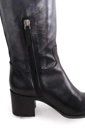 Bottes Sartore Noir en Cuir