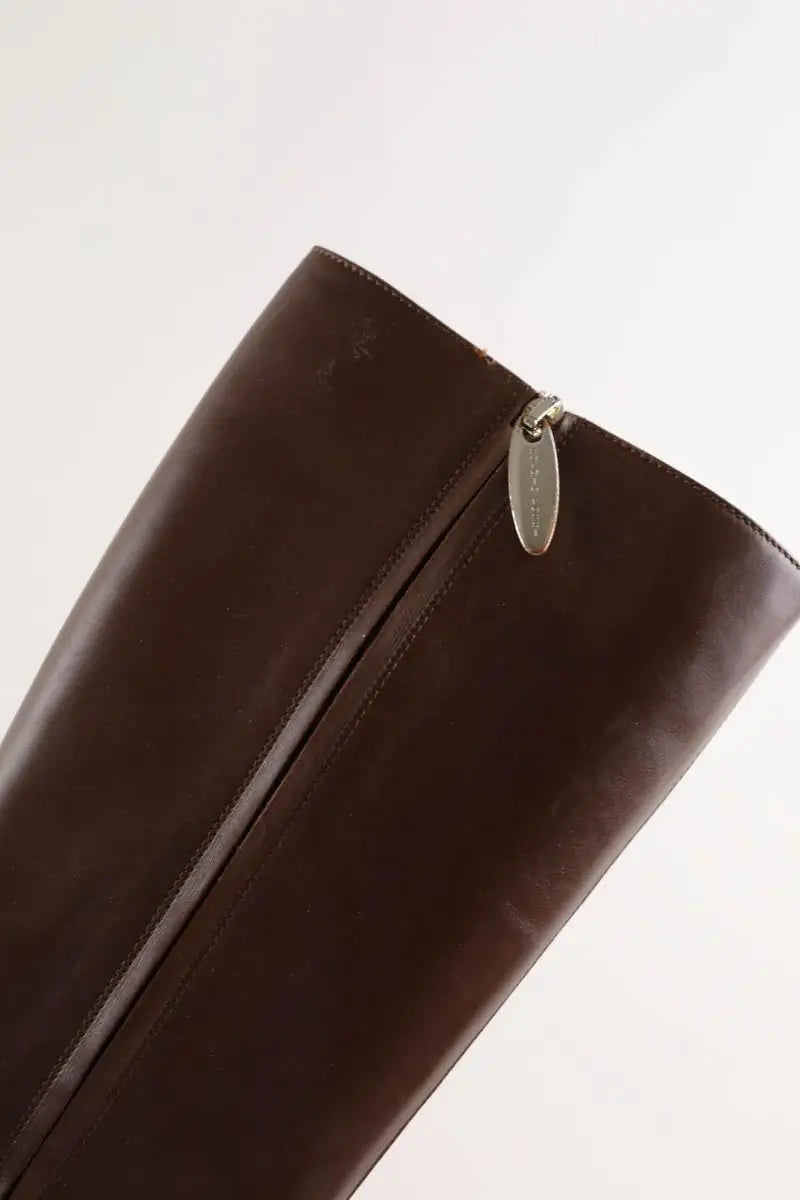 Bottes Sergio Rossi Marron en Cuir