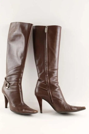 Bottes Sergio Rossi Marron en Cuir