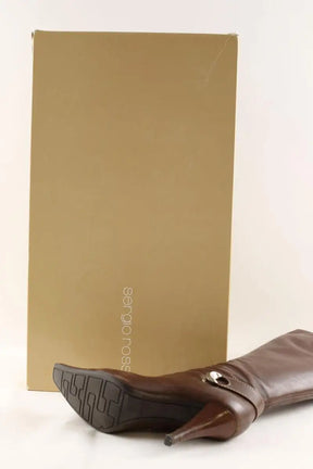 Bottes Sergio Rossi Marron en Cuir