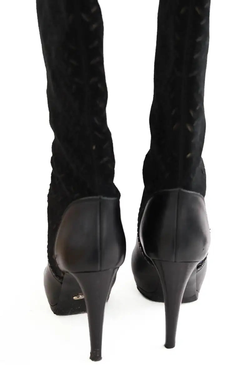 Bottes Sergio Rossi Noir en Cuir