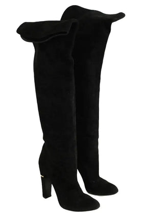 Bottes Sergio Rossi Noir en Daim