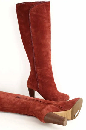 Bottes Sézane Marron en Daim