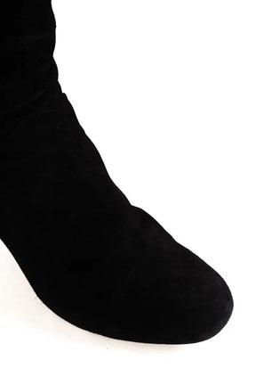Bottes Sézane Noir en Daim