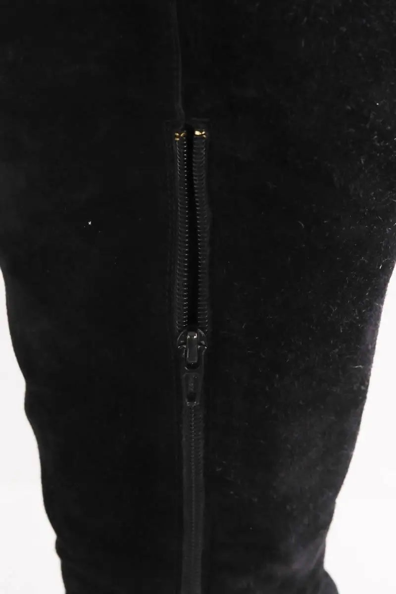 Bottes Sézane Noir en Daim